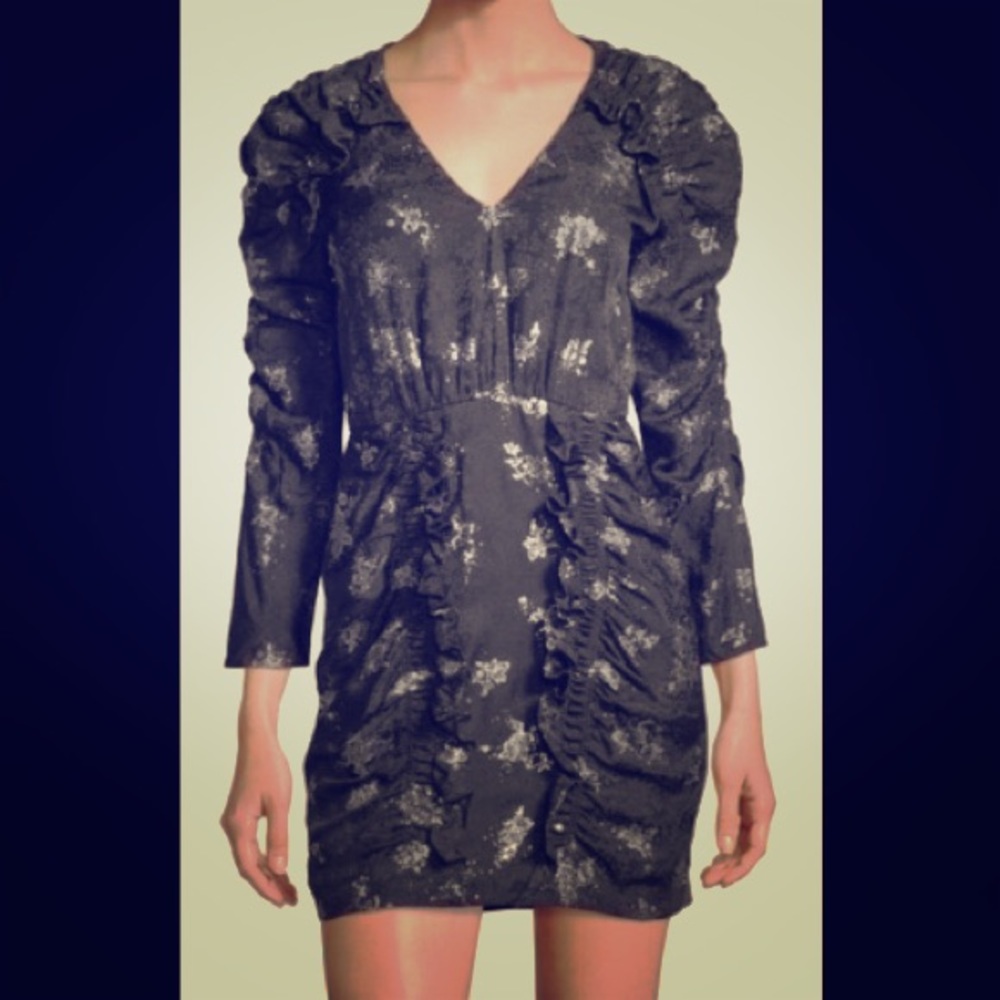 WORN ONCE Rebecca Taylor V Neck Dress